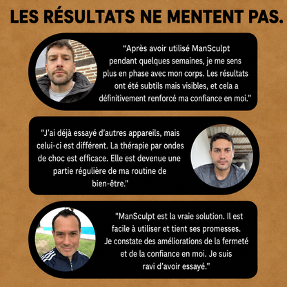 MANSCULPT THÉRAPIE PAR ONDES PLUS
